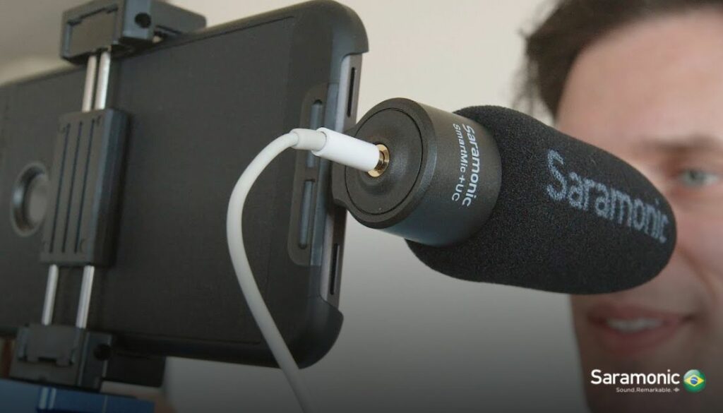 mini microfone saramonic