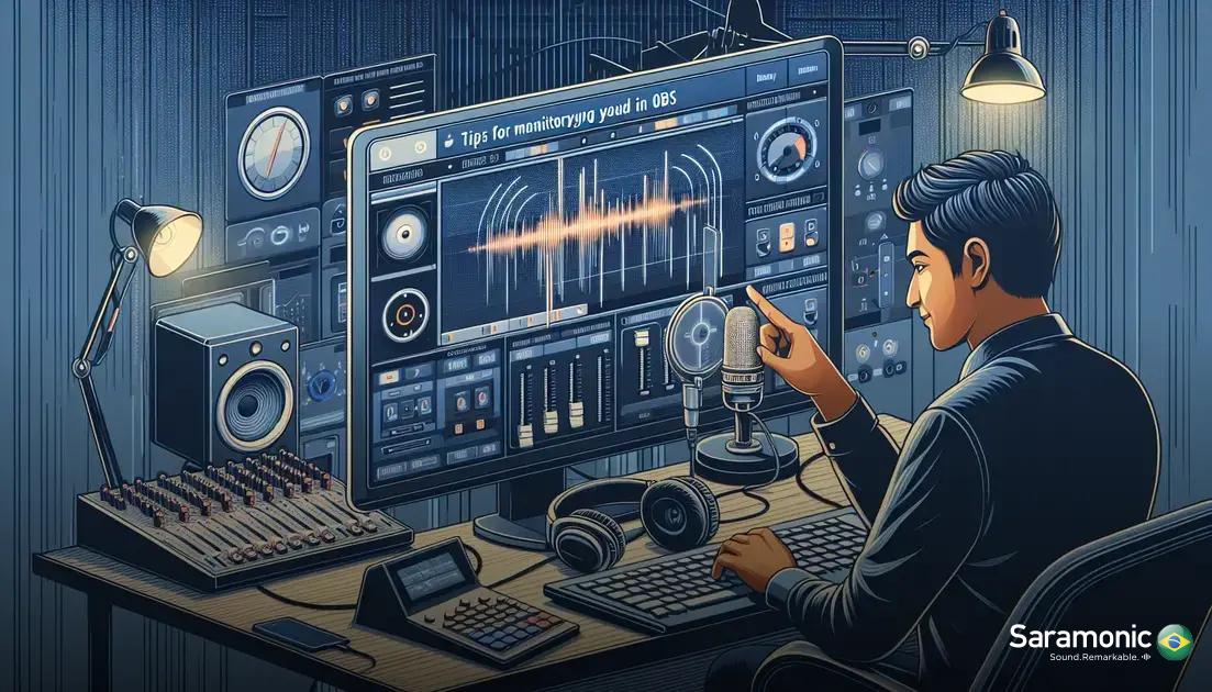 Dicas para monitorar seu som no OBS