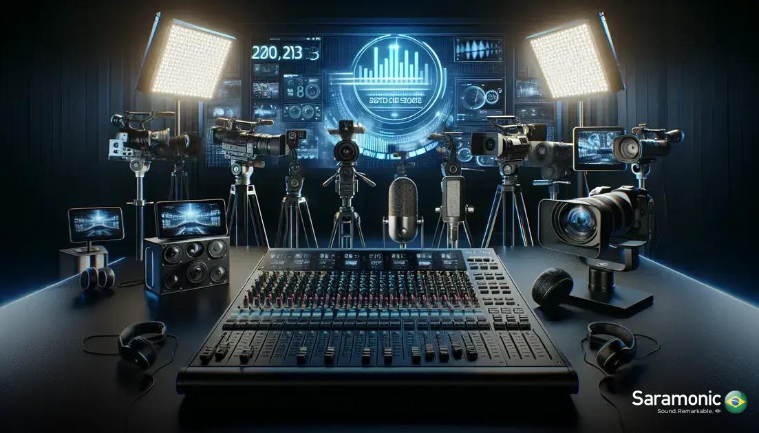 Tendências em equipamentos de áudio e vídeo profissional para 2023