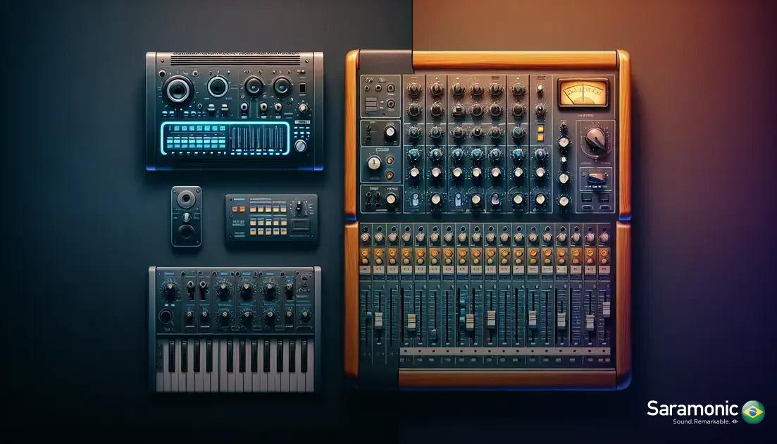 Diferenças Entre Interface de Áudio e Mesa de Som