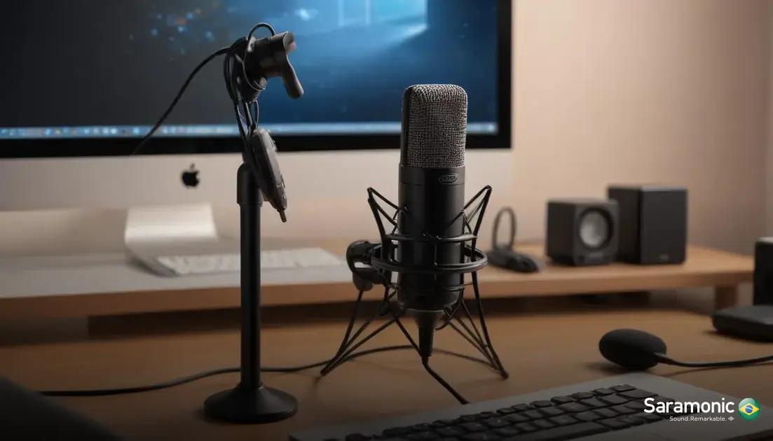 como escolher o microfone certo para suas gravações
