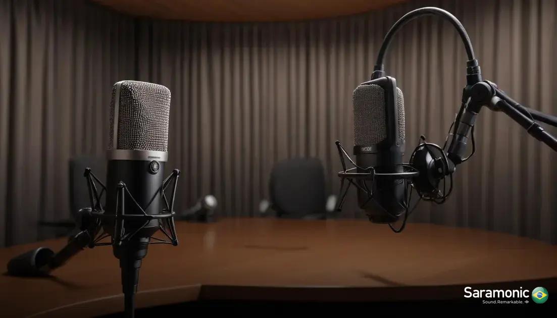 Como usar seu microfone condensador para melhorar a qualidade do áudio