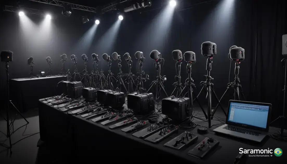 Equipamentos essenciais para captação profissional