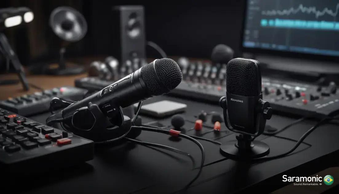 microfones ideais para captação em movimento