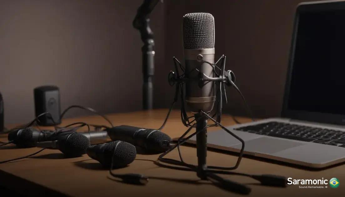 principais tipos de microfones e suas aplicações