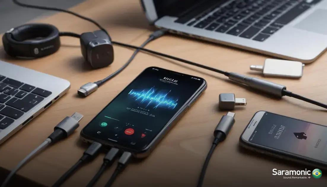 Tipos de conexões mais comuns para interfaces em smartphones