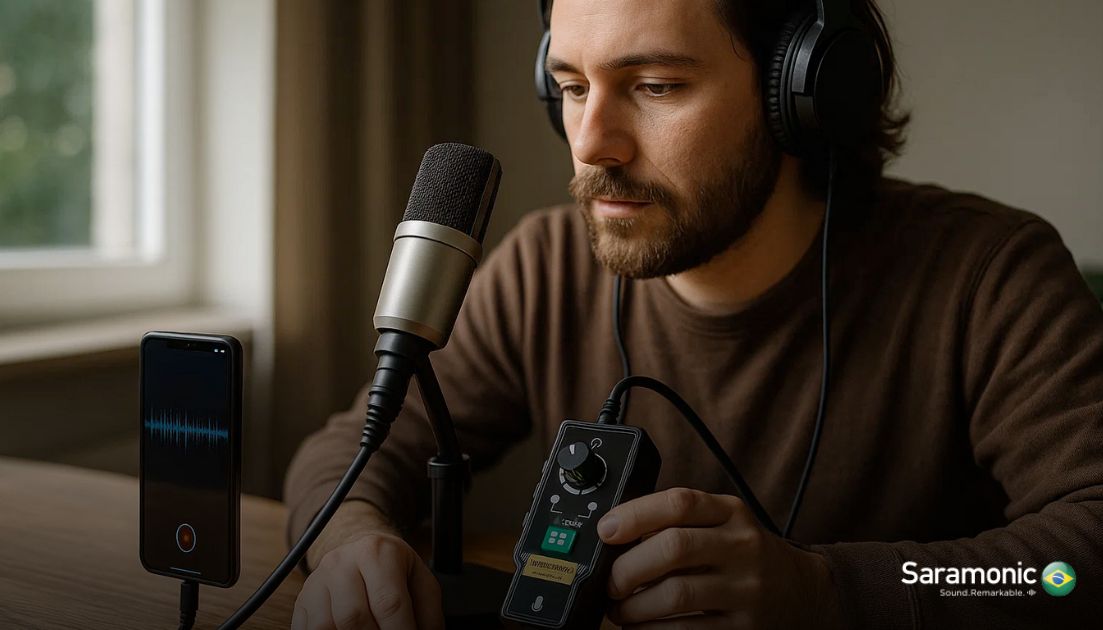 Passo a passo para conectar e configurar a interface de áudio