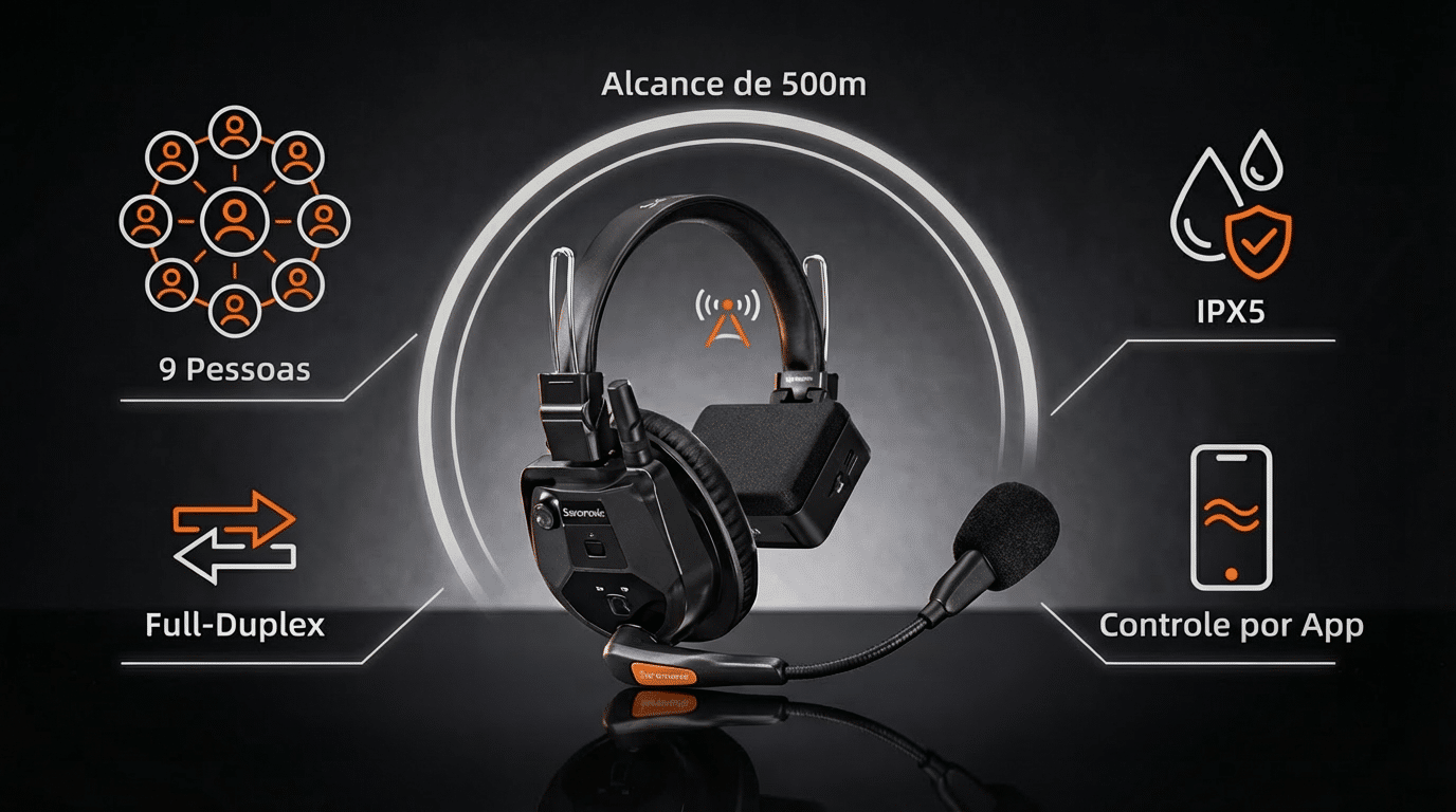 Intercom full duplex para eventos vale a pena?